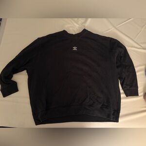 Adidas Black Crewneck Sweatshirt
